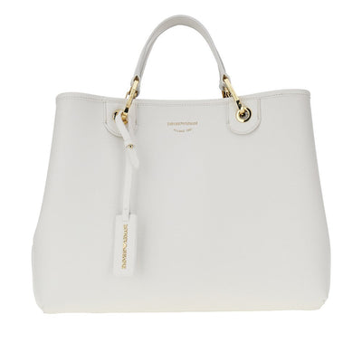 faux leather medium shopping bag