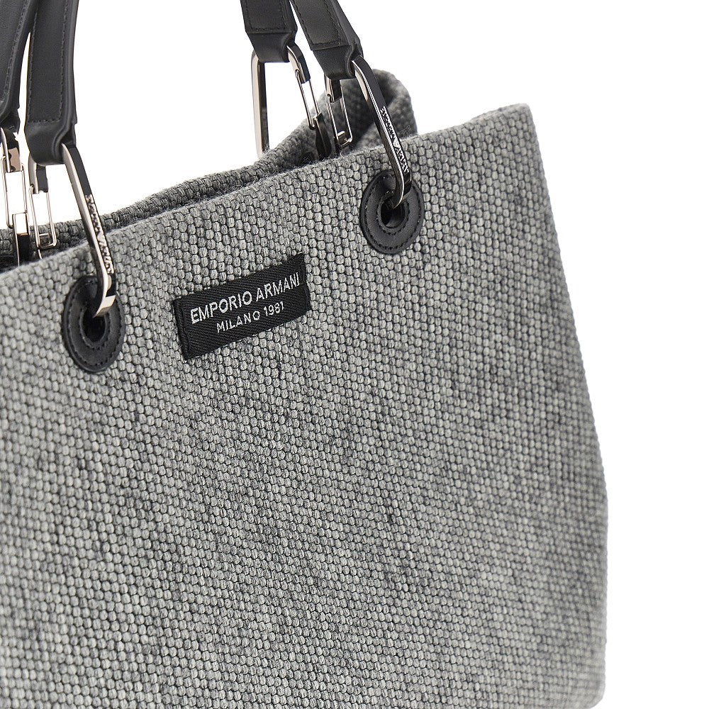 wool-blend medium shopping bag