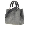 wool-blend small shopping bag