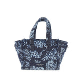 EMPORIO ARMANI OS bandana printed canvas small shopping bag