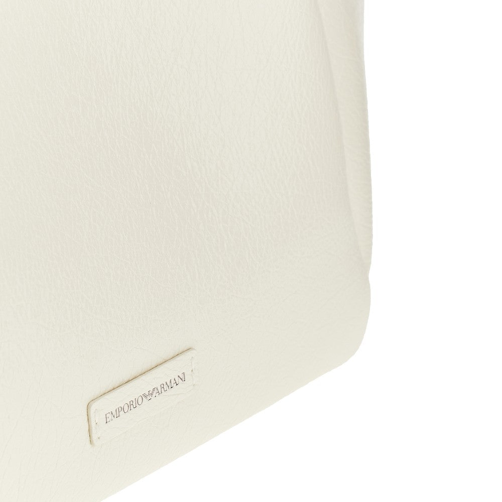 EMPORIO ARMANI OS faux leather shopping bag