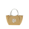 synthetic raffia medium shopping bag