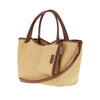 synthetic raffia medium shopping bag