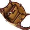 synthetic raffia mini shopping bag