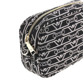 EMPORIO ARMANI OS canvas camera bag with logo motif