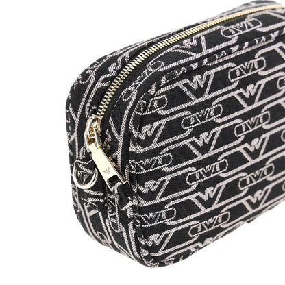 EMPORIO ARMANI OS canvas camera bag with logo motif