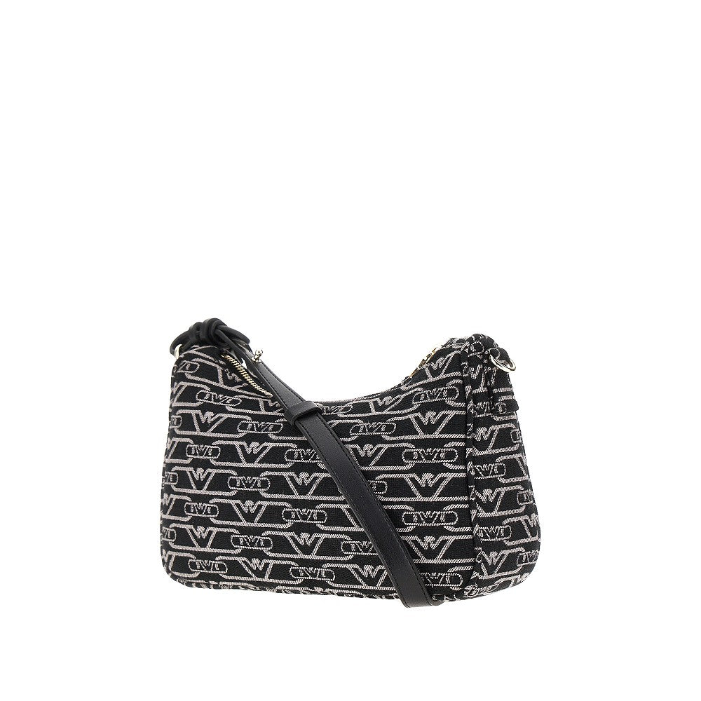 EMPORIO ARMANI OS canvas bag with jacquard logo