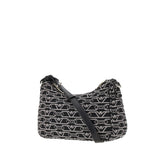 EMPORIO ARMANI OS canvas bag with jacquard logo