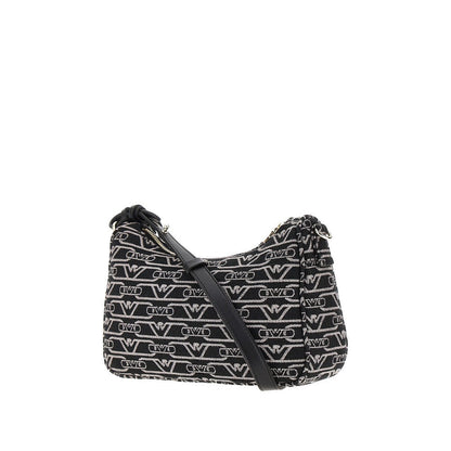 EMPORIO ARMANI OS canvas bag with jacquard logo