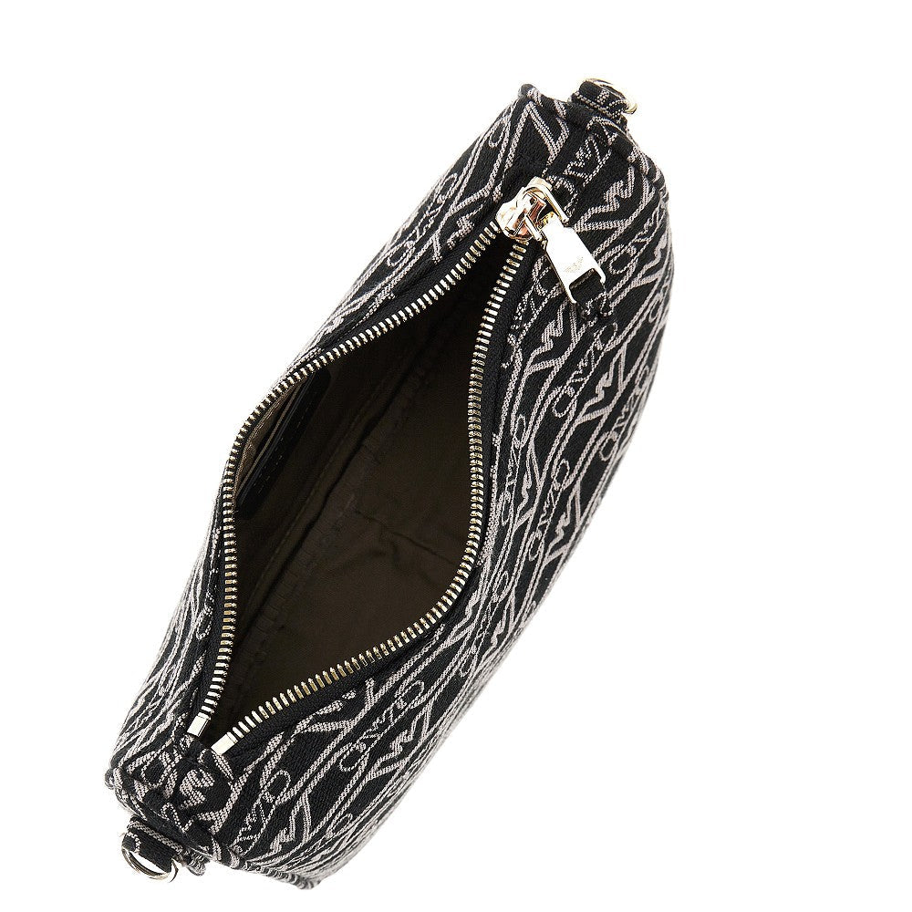 EMPORIO ARMANI OS canvas bag with jacquard logo