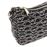 EMPORIO ARMANI OS canvas bag with jacquard logo