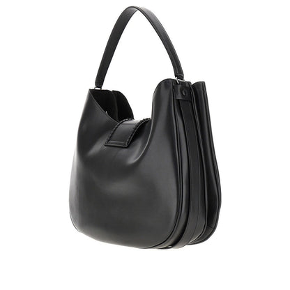 EMPORIO ARMANI OS leather large hobo bag