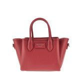 EMPORIO ARMANI OS faux grained leather small shopping bag