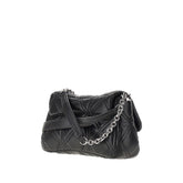 EMPORIO ARMANI OS faux nappa leather medium crossbody bag