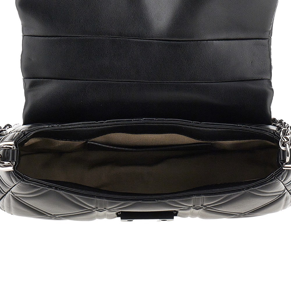 EMPORIO ARMANI OS faux nappa leather medium crossbody bag