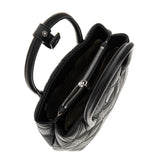 EMPORIO ARMANI OS faux nappa leather medium shopping bag