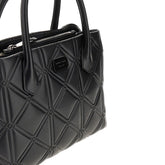 EMPORIO ARMANI OS faux nappa leather medium shopping bag