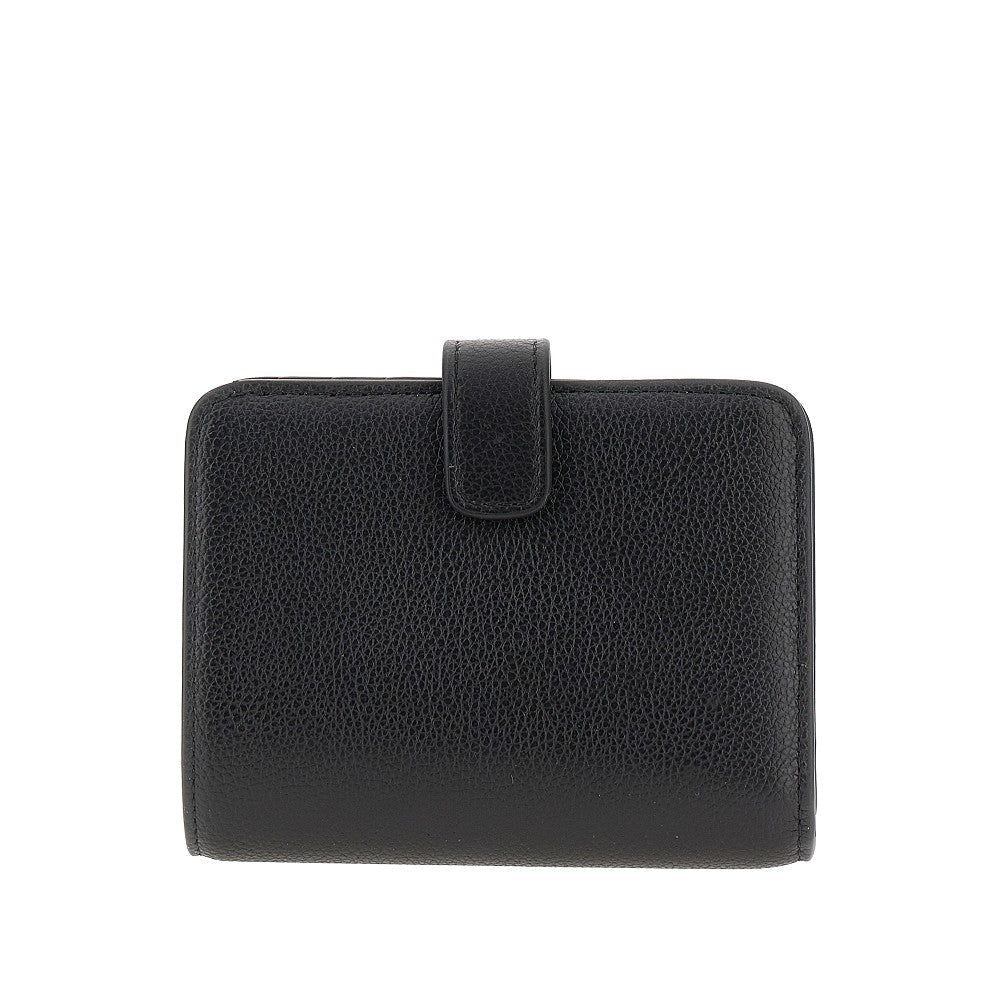 EMPORIO ARMANI OS grained leather bi-fold wallet