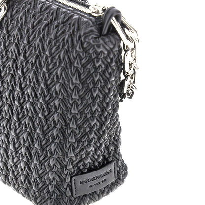 EMPORIO ARMANI OS faux leather small hobo bag