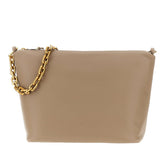 EMPORIO ARMANI OS nappa leather medium hobo bag with chain