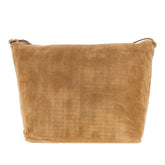 EMPORIO ARMANI OS suede leather xl hobo bag