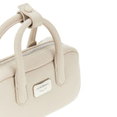 EMPORIO ARMANI OS nappa leather mini bowling bag