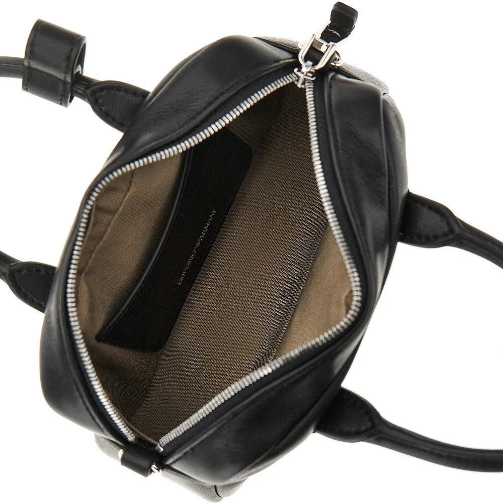 nappa leather mini bowling bag