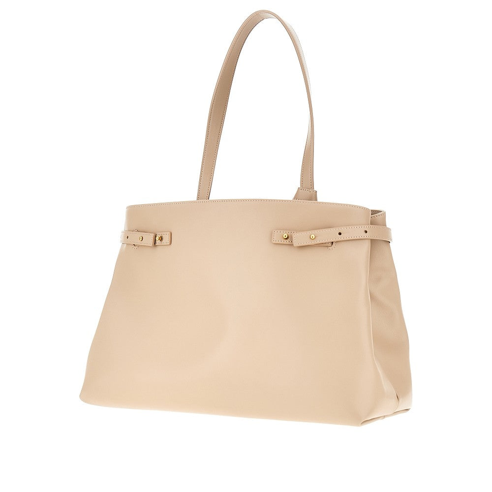 EMPORIO ARMANI OS leather shopping bag