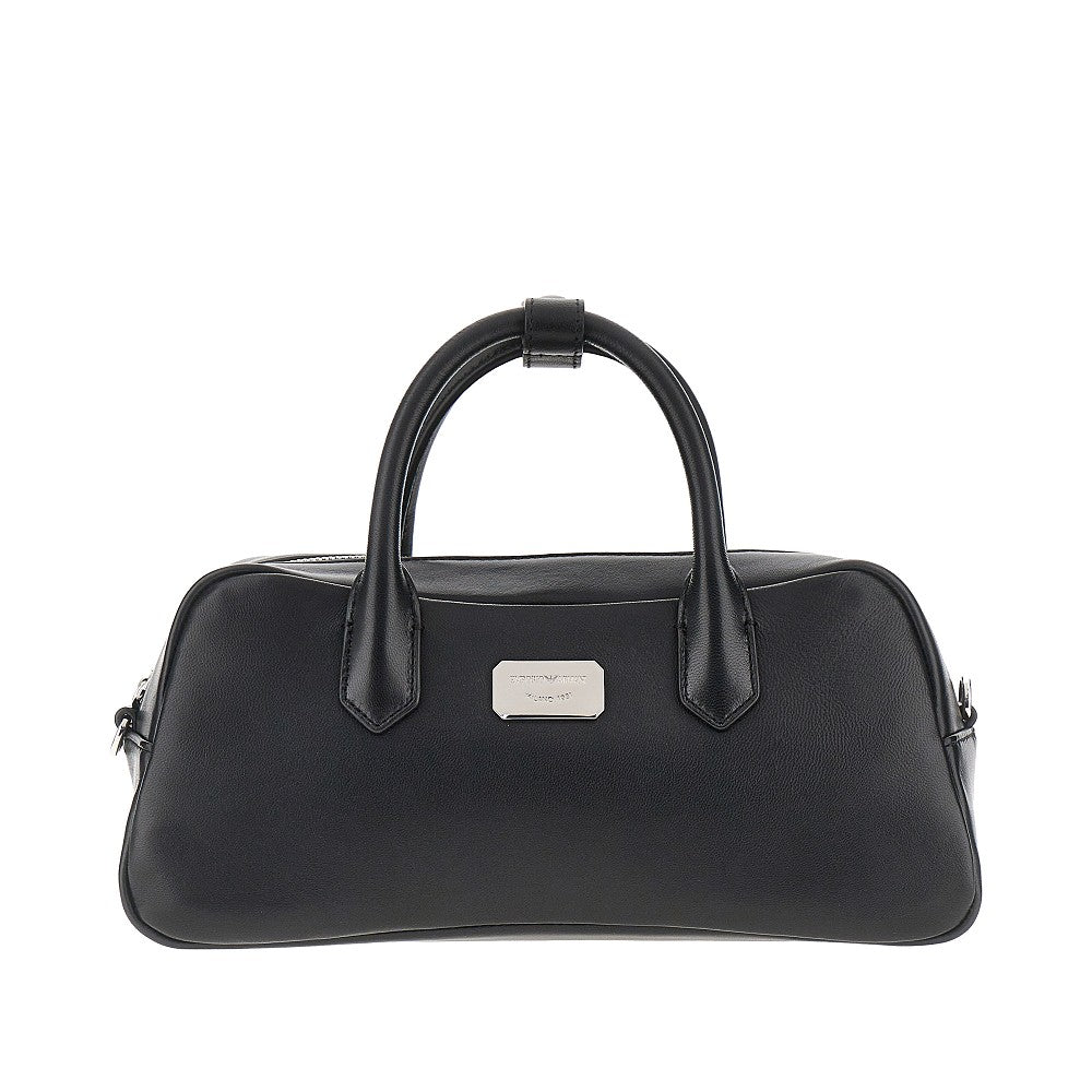 nappa leather medium bowling bag