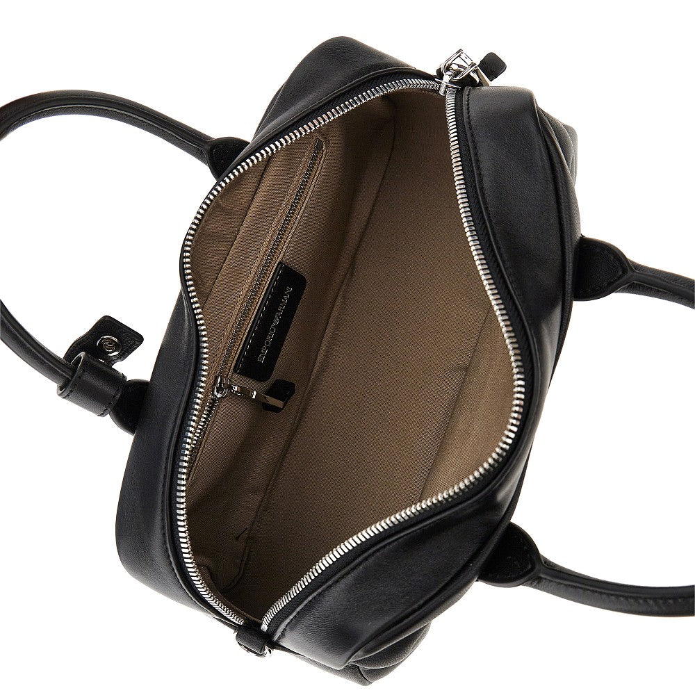 nappa leather medium bowling bag