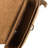 faux suede leather bag with fringes