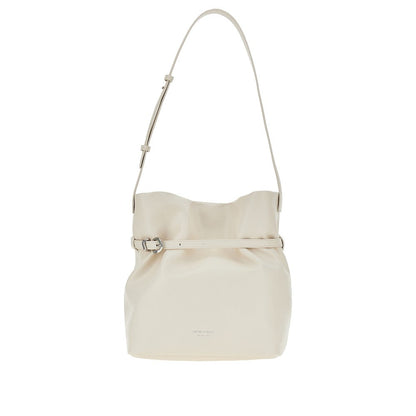 EMPORIO ARMANI OS leather medium bucket bag