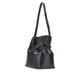 EMPORIO ARMANI OS leather medium bucket bag