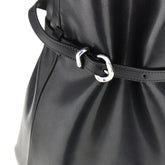 EMPORIO ARMANI OS leather medium bucket bag