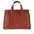 EMPORIO ARMANI OS leather shopping bag