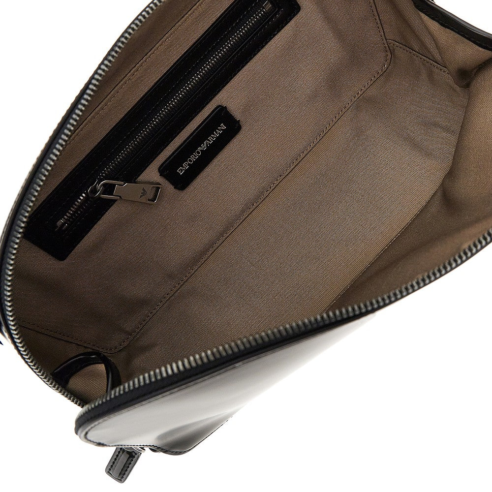 spazzolato faux leather bag