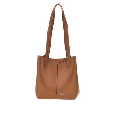 emporio armani 1981 leather tote bag