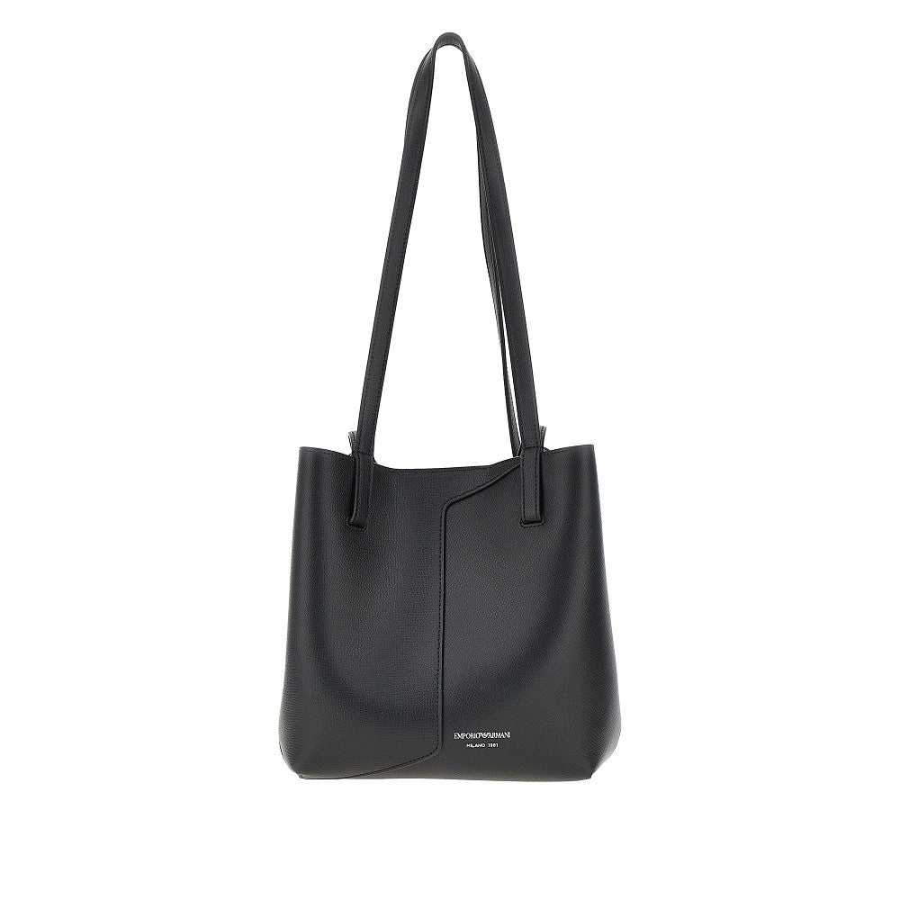emporio armani 1981 leather tote bag