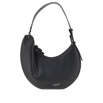 emporio armani 1981 grain leather hobo bag