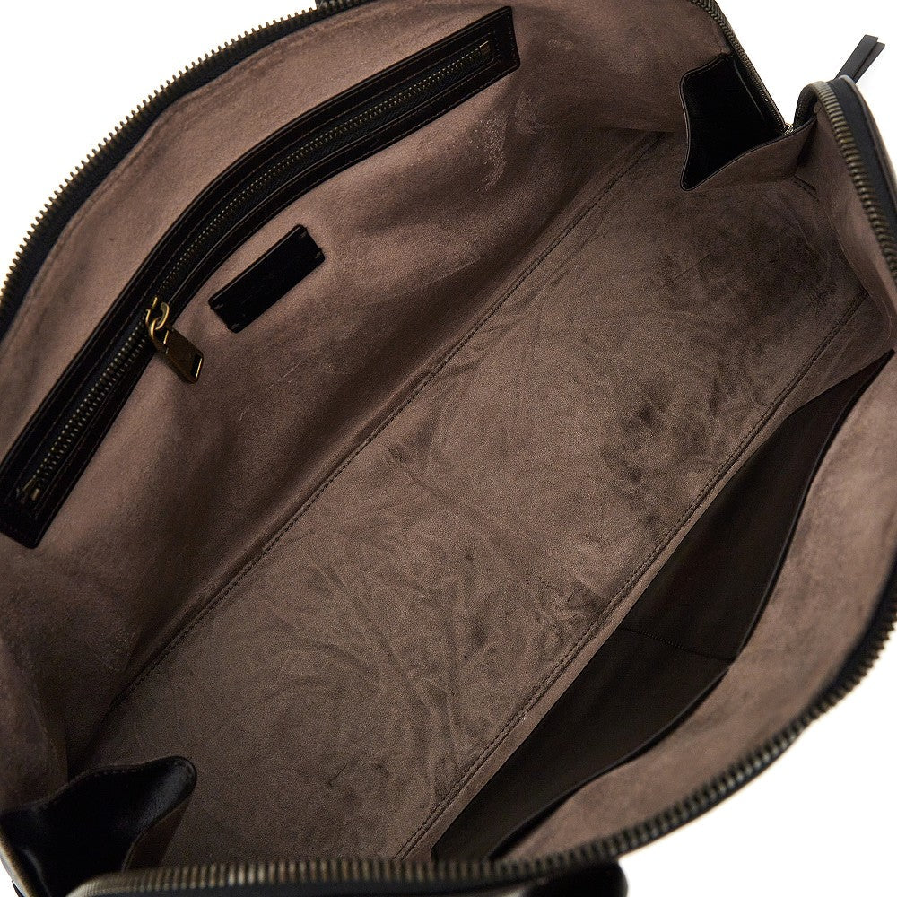 old effect leather shoulder bag
