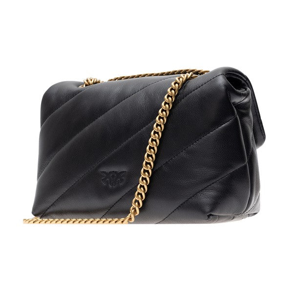 PINKO OS love mini puff nappa leather bag