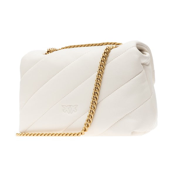 PINKO OS love mini puff nappa leather bag