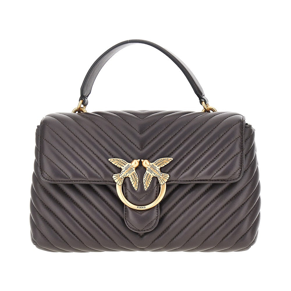 PINKO OS classic love lady puff bag