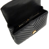 PINKO OS chevron nappa leather mini love lady puff bag