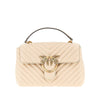 chevron nappa leather mini love lady puff bag