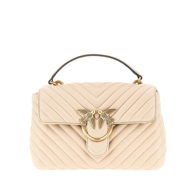 chevron nappa leather mini love lady puff bag
