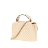 chevron nappa leather mini love lady puff bag