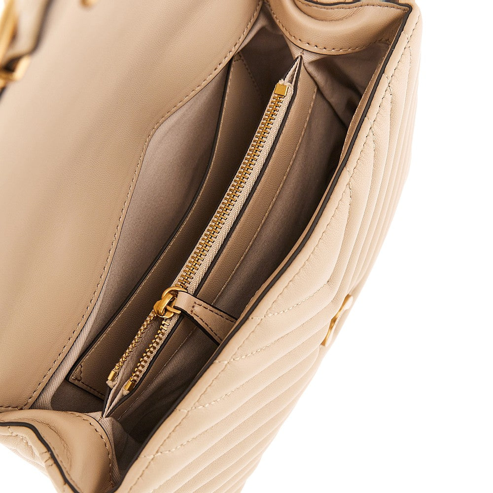 chevron nappa leather mini love lady puff bag