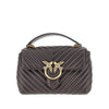 chevron nappa leather mini love lady puff bag