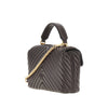 chevron nappa leather mini love lady puff bag